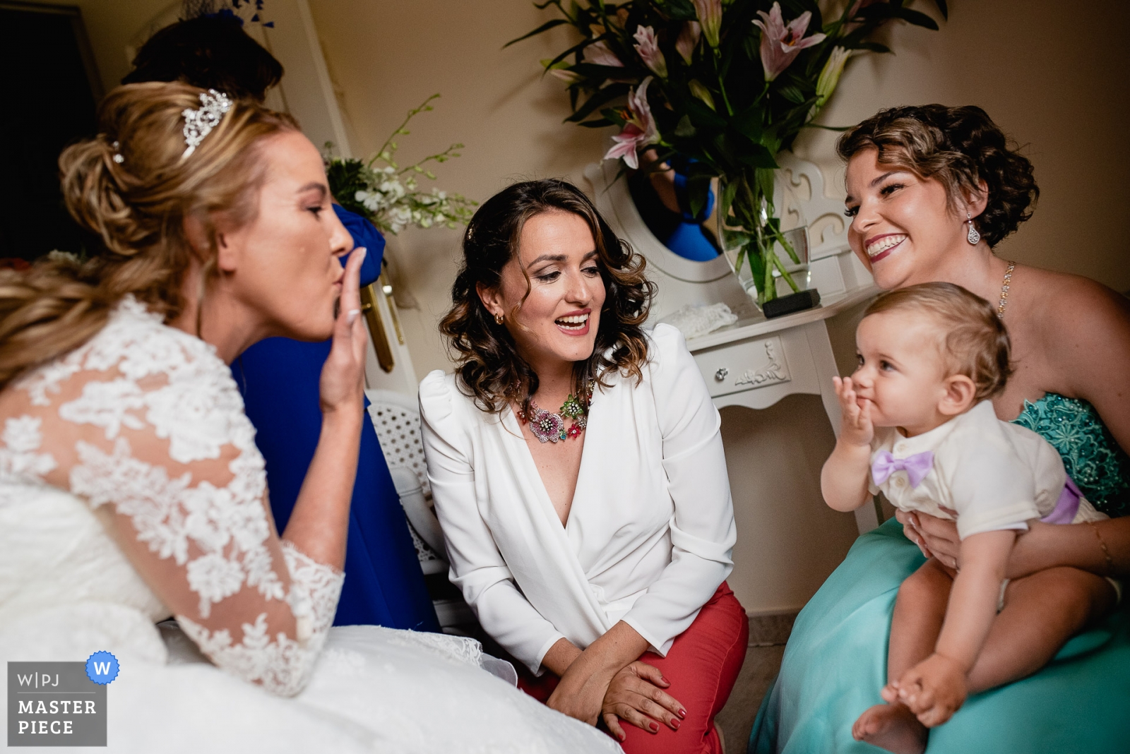 Bride and her family during getting ready - Madrid, Spain Wedding Photography -  | Home